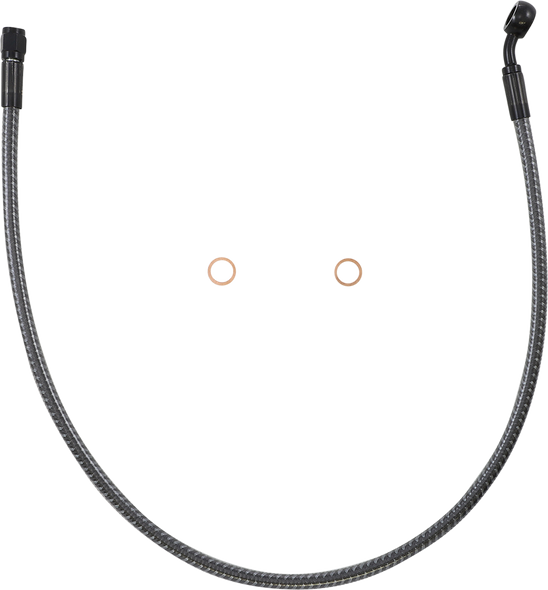 Magnum Shielding AS77126 Brake Line - Front - 10 mm - 35° - 26" - Karbonfibr