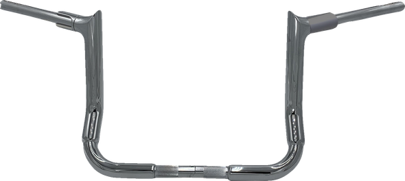 Fat Baggers Inc. 815012 1-1/2" Ez Install Pointed Top Handlebar - 12" - Chrome