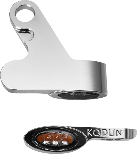 Kodlin USA K68501 LED 2-1 Front Turn Signal w/ Running Light - Chrome