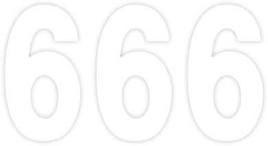Factory Effex 02-4356 Pro Number 6 - White - 7"