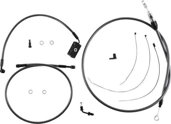 Magnum Shielding 7871256 Karbonfibr Designer Handlebar Installation Kit - 18-24