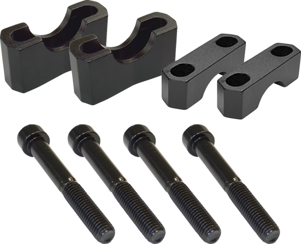 Powermadd 45210 Universal 7/8" Bar Risers W/ Bolts - 1"