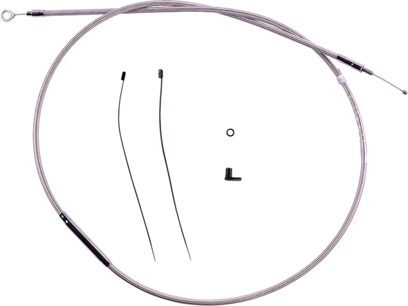 Magnum Shielding 5223-66 Redesigned Polished Stainless Clutch Cable - 66-11/16"