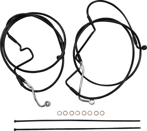 Magnum Shielding 486992 Xr Handlebar Installation Kit - 21-22 Flhr - Black