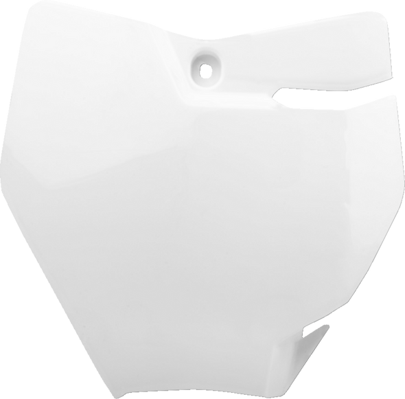 Polisport 8665700001 Number Plate - OEM White - for KTM SX65
