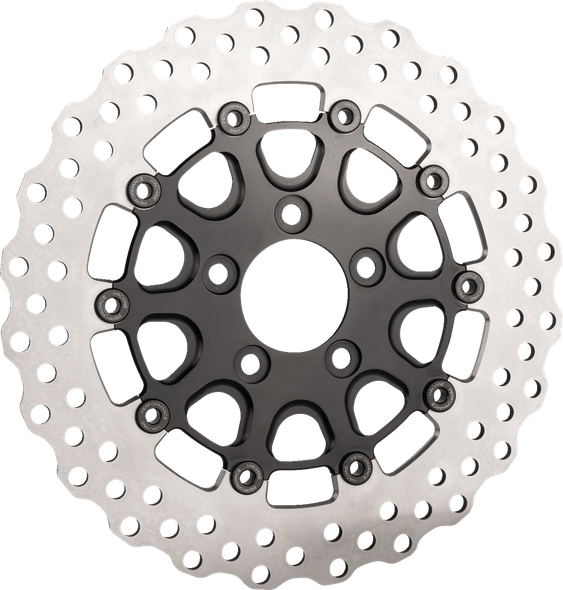 Slyfox 0133-1813S-B Rear Rotor - Black - 11.8"
