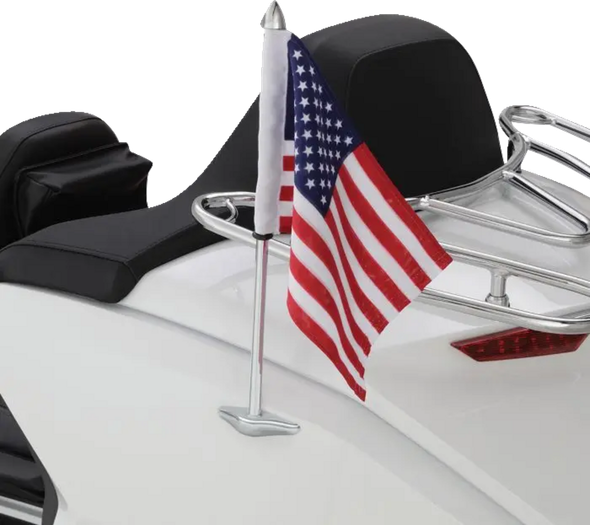 Show Chrome 52-975 Flag Pole - Chrome - Gl 1800