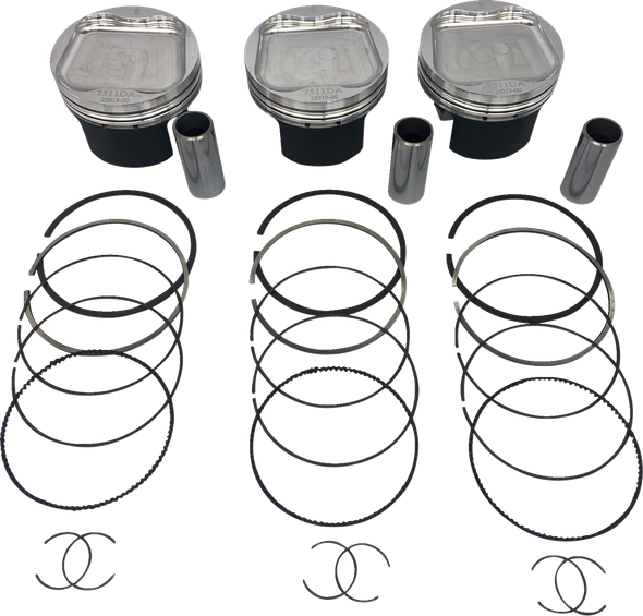 Wossner K7511DA-3 Piston Kit - 79.93 mm - for Arctic Cat | for Yamaha