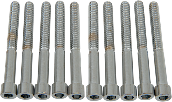 Drag Specialties DS-190542S Bolts - Socket-Head - Smooth - 1/4-20 x 2-1/4"