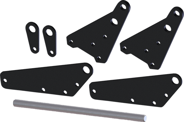 KFI Products 106324 Sq Push Tube Leveling Kit - Pro 2.0 +4 - Utv