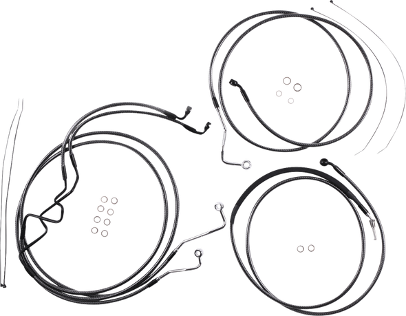 Magnum Shielding 787928 Karbonfibr Designer Handlebar Installation Kit - 17-20