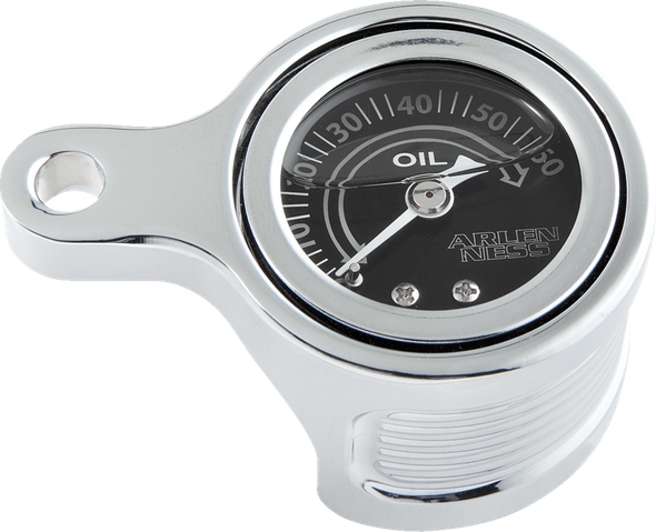 Arlen Ness 610-102 Oil Pressure Gauge - Method - Chrome