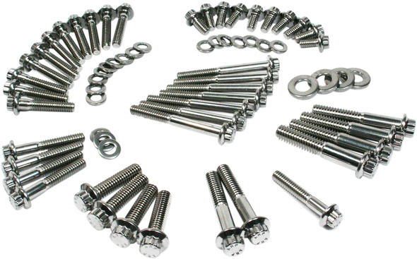 Feuling Parts 3056 Fastener Kit - External Primary/Transmission - 12-Point - Fl