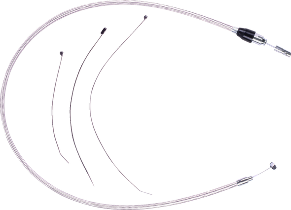 Magnum Shielding 52388HE Polished Stainless Quick Connect Upper Clutch Cable