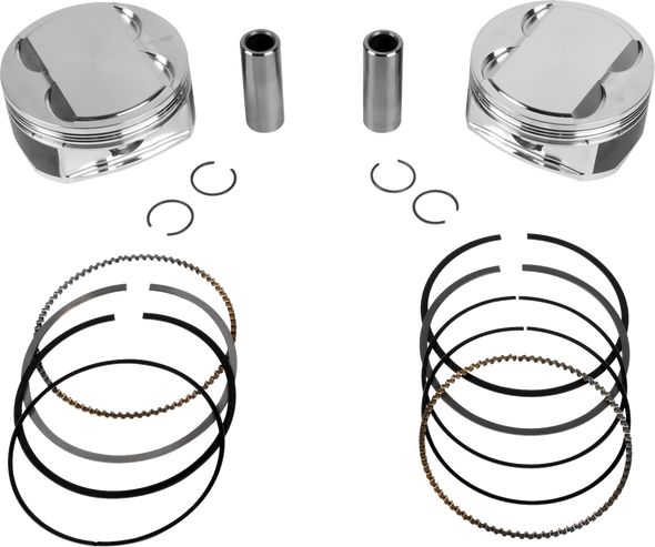 Je Pistons 399160 Piston Kit - 4.255" Bore - 4.375" Stroke - 12.0:1 Cr - 114" M8