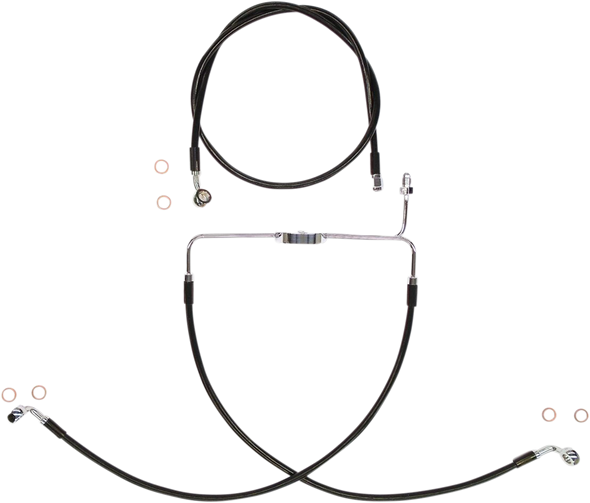 Magnum Shielding SBC1307-25 Brake Line Kit - Xr - Black