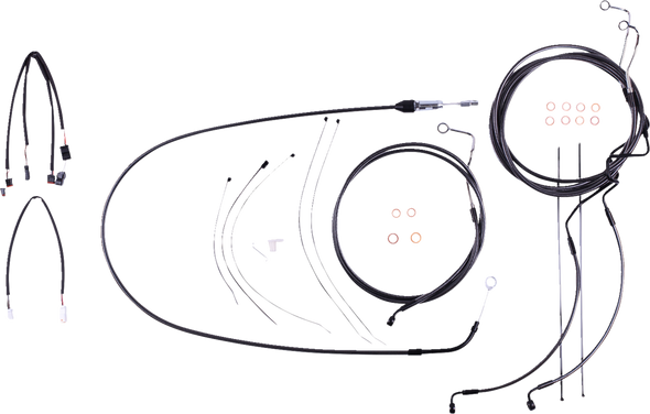 Magnum Shielding 4871191 Black Pearl Designer Handlebar Installation Kit