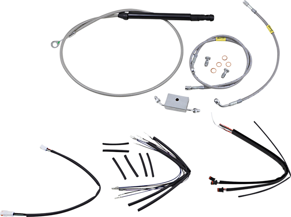 Burly Brand B30-1245 Handlebar Cable/Brake Line Kit for Burly Ape Handlebars