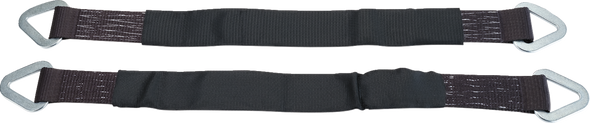Moose Racing 3920-0522 Axle Strap - 2"x30" Black - Pair