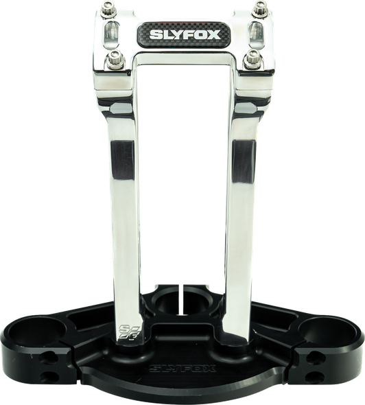 Slyfox Sf-1002-10-R Handlebar Riser Kit - Pullback - 1" Clamping - Raw