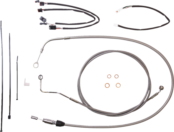 Magnum Shielding 5891171 Xr Handlebar Installation Kit - Stainless Steel/Chrome