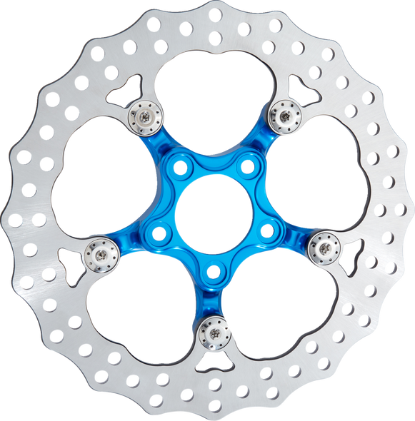 Arlen Ness 300-063 Spider Rotor - 11.8" - Blue