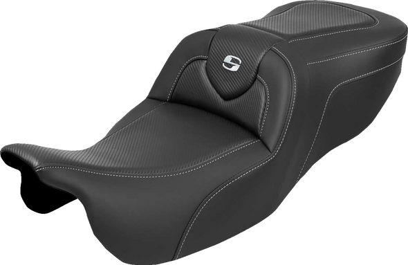 Saddlemen 815-07-185 Roadsofa Seat - without Backrest - CF - FLRT/FLTRT 15-25