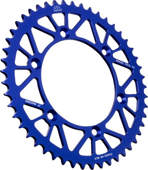 JT Sprockets JTA251.49BLU Rear Sprocket - for Yamaha - Blue - 49 Tooth
