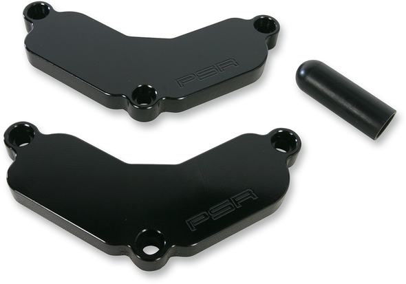 PSR 01-01350-22 Block Off Plate - Black - Aprilla
