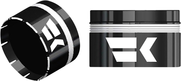 Khrome Werks 500110 Tracer Grips - Air Cushion - TBW - Black