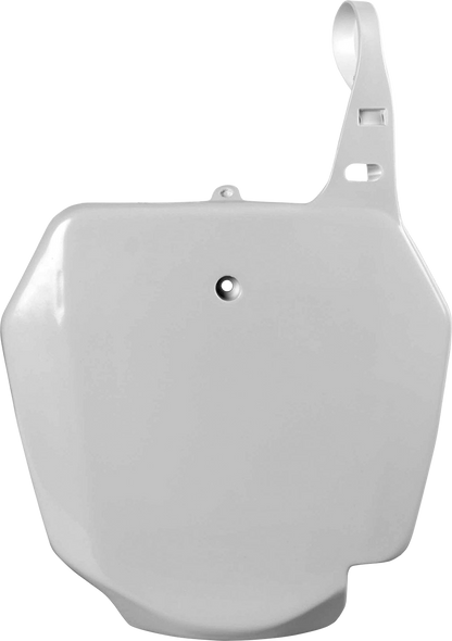 Polisport 8670600002 Number Plate - OEM White - Rm 85