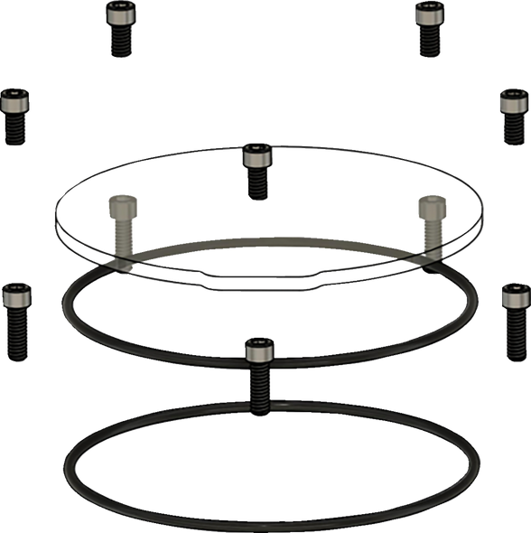 Trask TM-0042-RK Assault Derby Cover Repair Kit - Softail