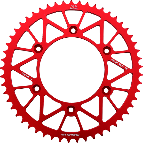 JT Sprockets JTA210.53RED Rear Sprocket - Beta/Honda - Red - 53 Tooth