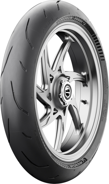 Michelin 27281 Tire - Power GP2 - Front - 120/70ZR17 - (58W)