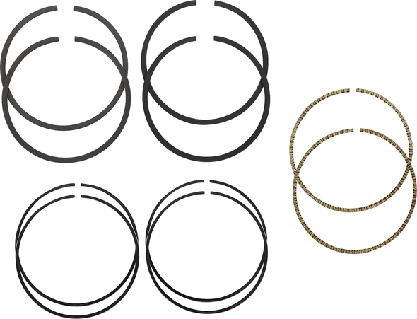 Hastings 2M4942005 Piston Rings - 3.750" + 0.005" - 88" Twin Cam