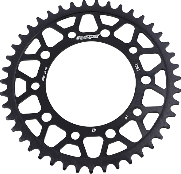 Supersprox RFE-1303-43-BLK Steel Rear Sprocket - 43 Tooth