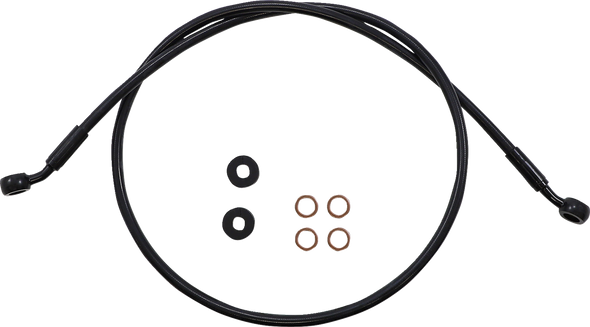 Magnum Shielding SBB0603-41 Brake Line - Black - for Indian