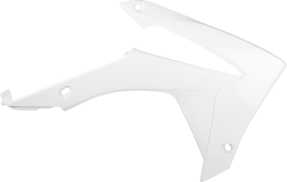 Polisport 8417100002 Radiator Cover - White - CRF 250R/450R