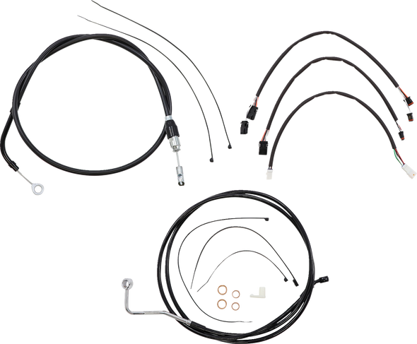 Magnum Shielding 4861172 Xr Handlebar Installation Kit - 21 Flh - Black