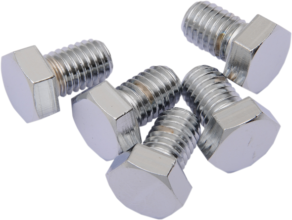 Drag Specialties DS192341 Bolts - Hex-Head - Chrome - 1/2"-13 X 1"