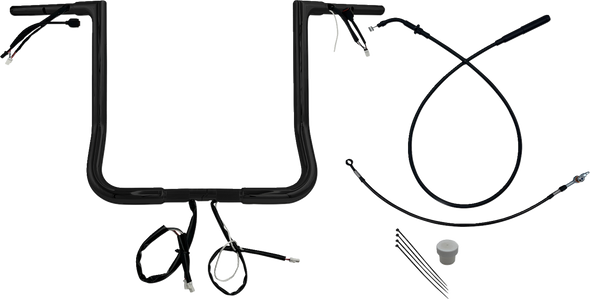 Fat Baggers Inc. 749016-B Ez Install Wired Handlebar Kit - 1-1/4" - 16"