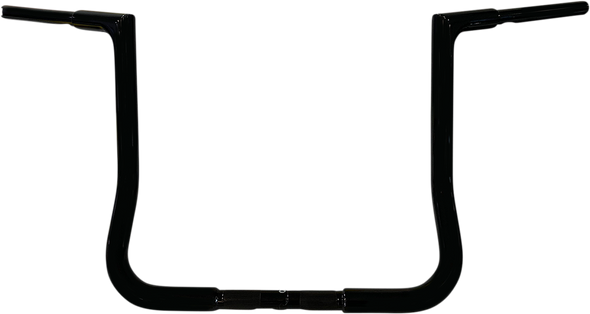 Fat Baggers Inc. 705014-B 1-1/4" Ez Install Flat Top Handlebar - 14" - Black