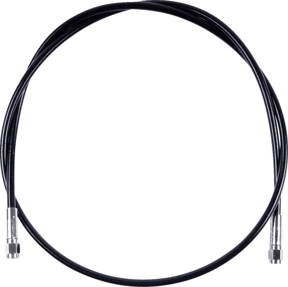 Magnum Shielding SBC0500-44 Universal Xr Brake Line - Black w/ Chrome Fittings