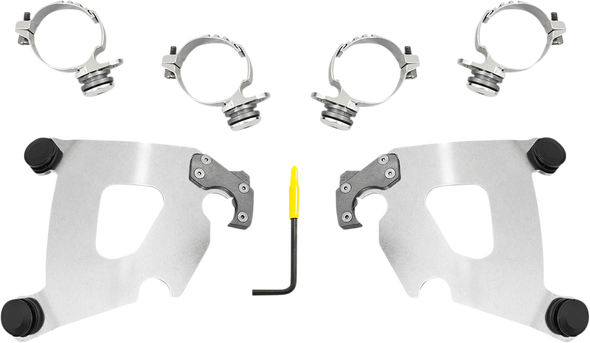 Memphis Shades MEK2058 Cafe Mounting Kit - Polished - XL1200X