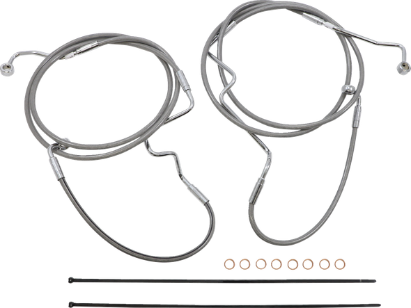 Magnum Shielding 589971 Xr Handlebar Installation Kit - Stainless Steel/Chrome
