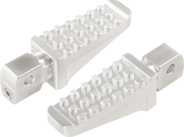Joker Machine 09-860-8 Road Racing Foot Pegs - Silver - for Indian