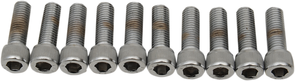 Drag Specialties DS-190561 Bolts - 1/4"-28 x 7/8" - 10 Pack