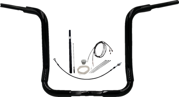 Fat Baggers Inc. 819416-B 1-1/2" Ez Install Rounded Top Handlebar Kit - 16"