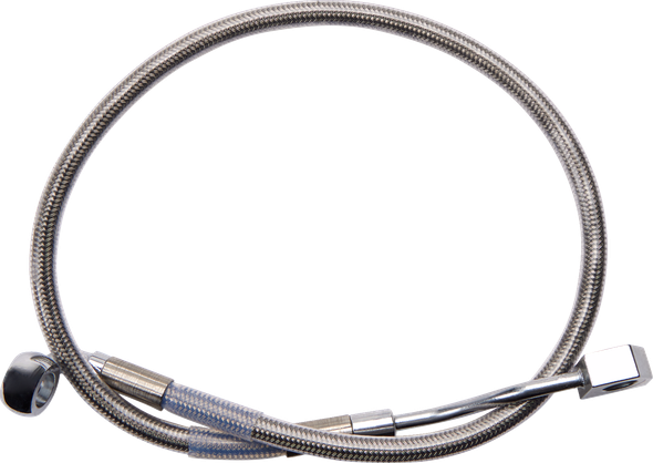 Drag Specialties 1741-6344 Brake Line - Rear - Stainless Steel