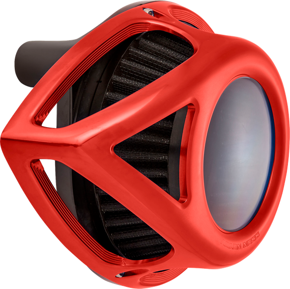 Arlen Ness 600-246 Clear Tear Air Cleaner Kit - Red